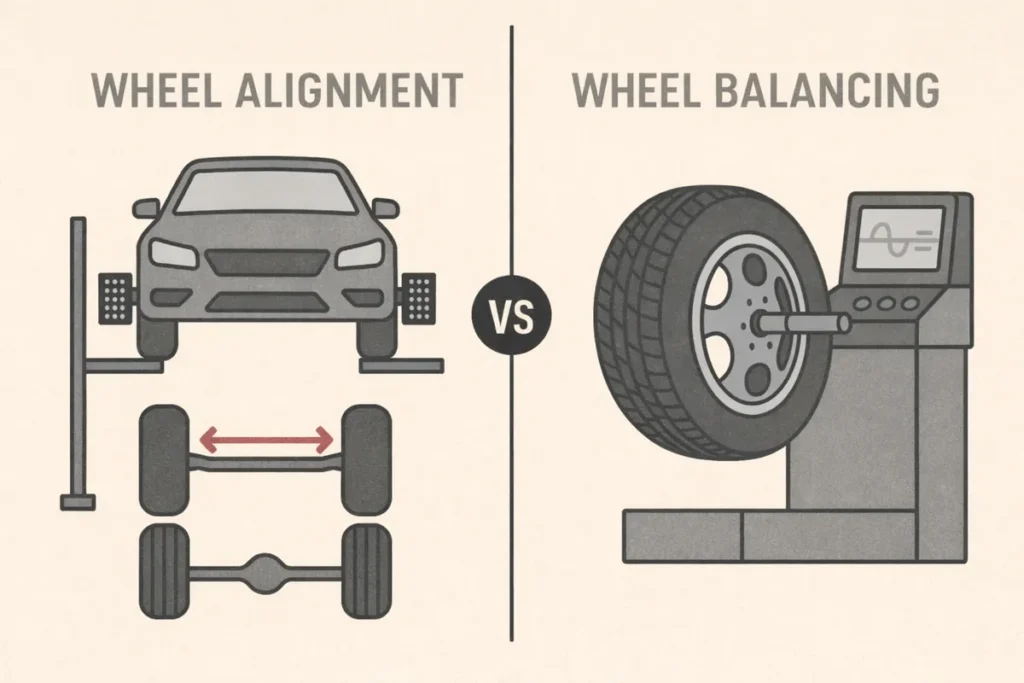 Alignment vs Balance vs Suspension: How to Tell the Difference