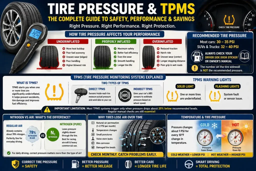 Tpms Explained TPMS Warning Lights: What the Tire Pressure Warning Means